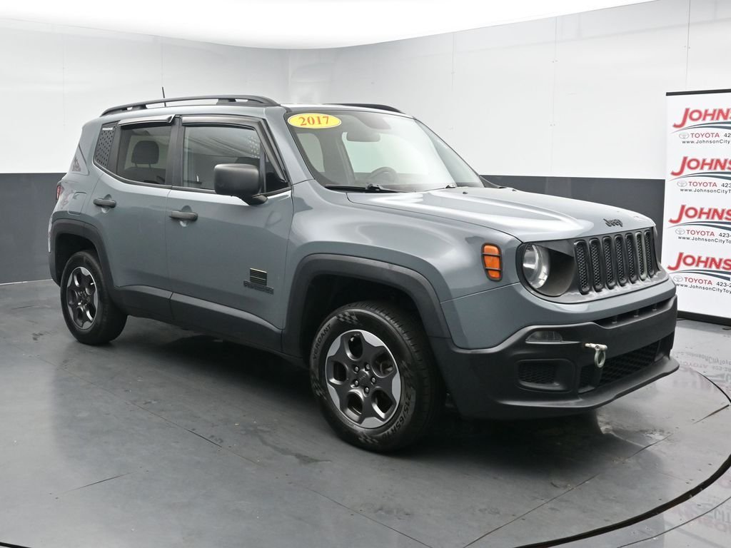 Used 2017 Jeep Renegade Sport with VIN ZACCJBAB1HPG20125 for sale in Johnson City, TN