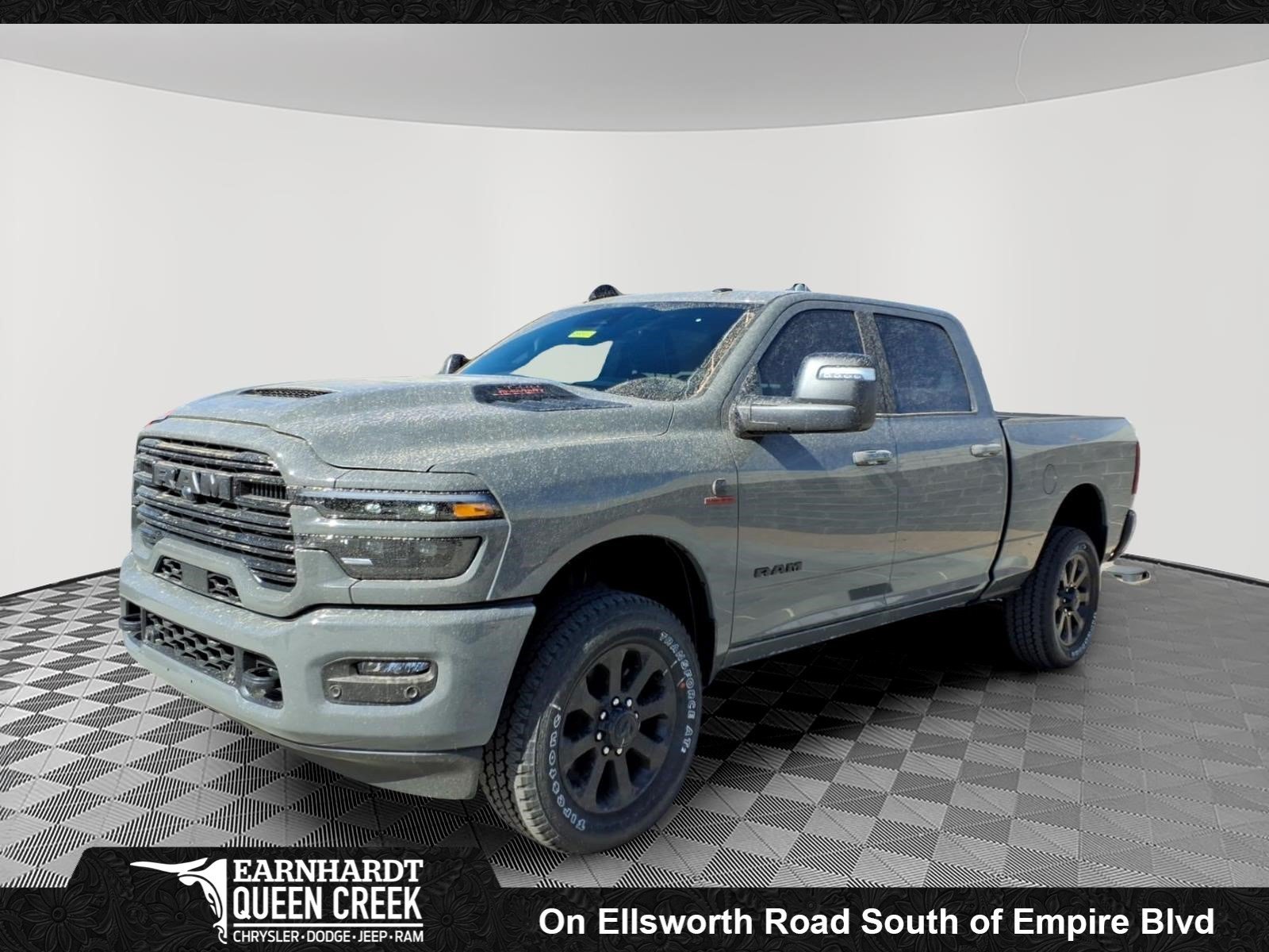 New 2026 Ceramic Gray Clear-Coat Exterior Paint RAM Laramie image 1