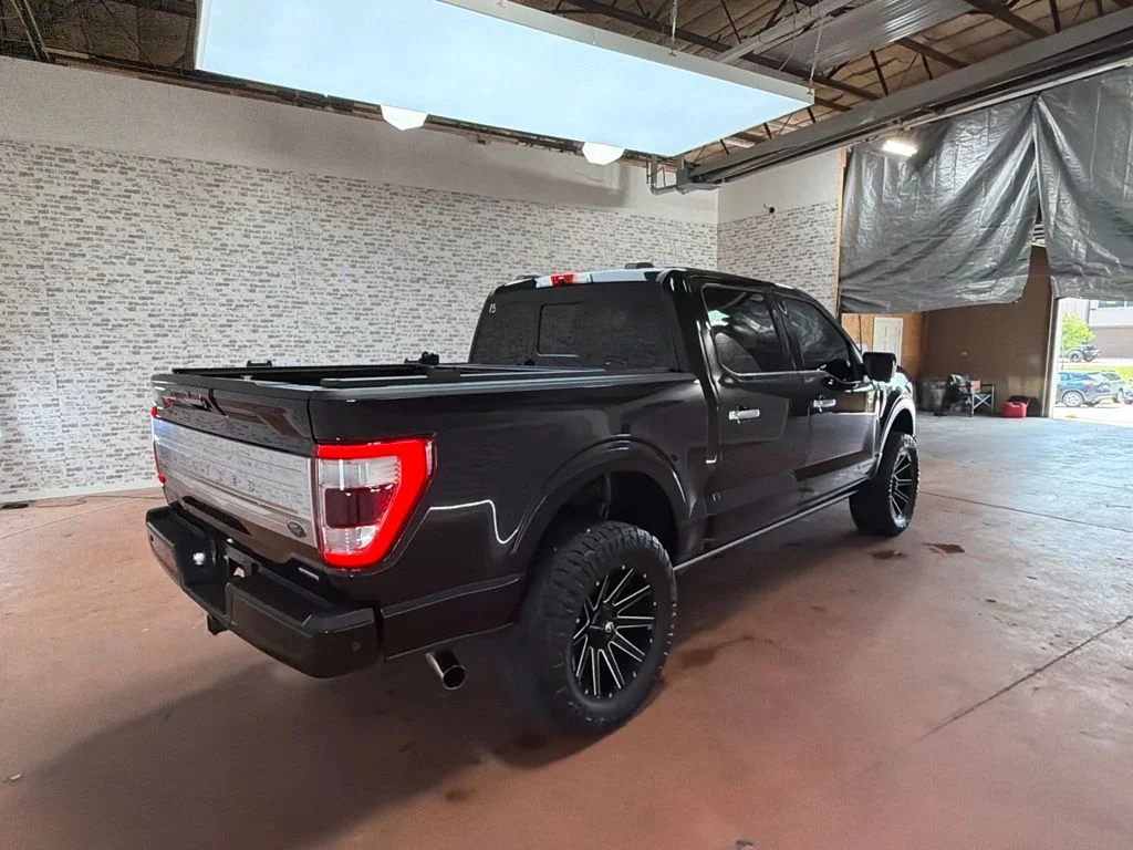 Used 2021 Agate Black Metallic Ford Limited image 7