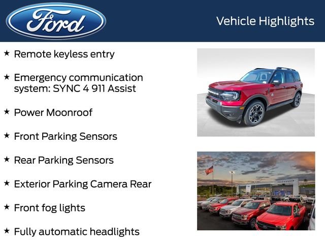 New 2026 Ruby Red Metallic Tinted Clearcoat Ford Outer Banks image 12