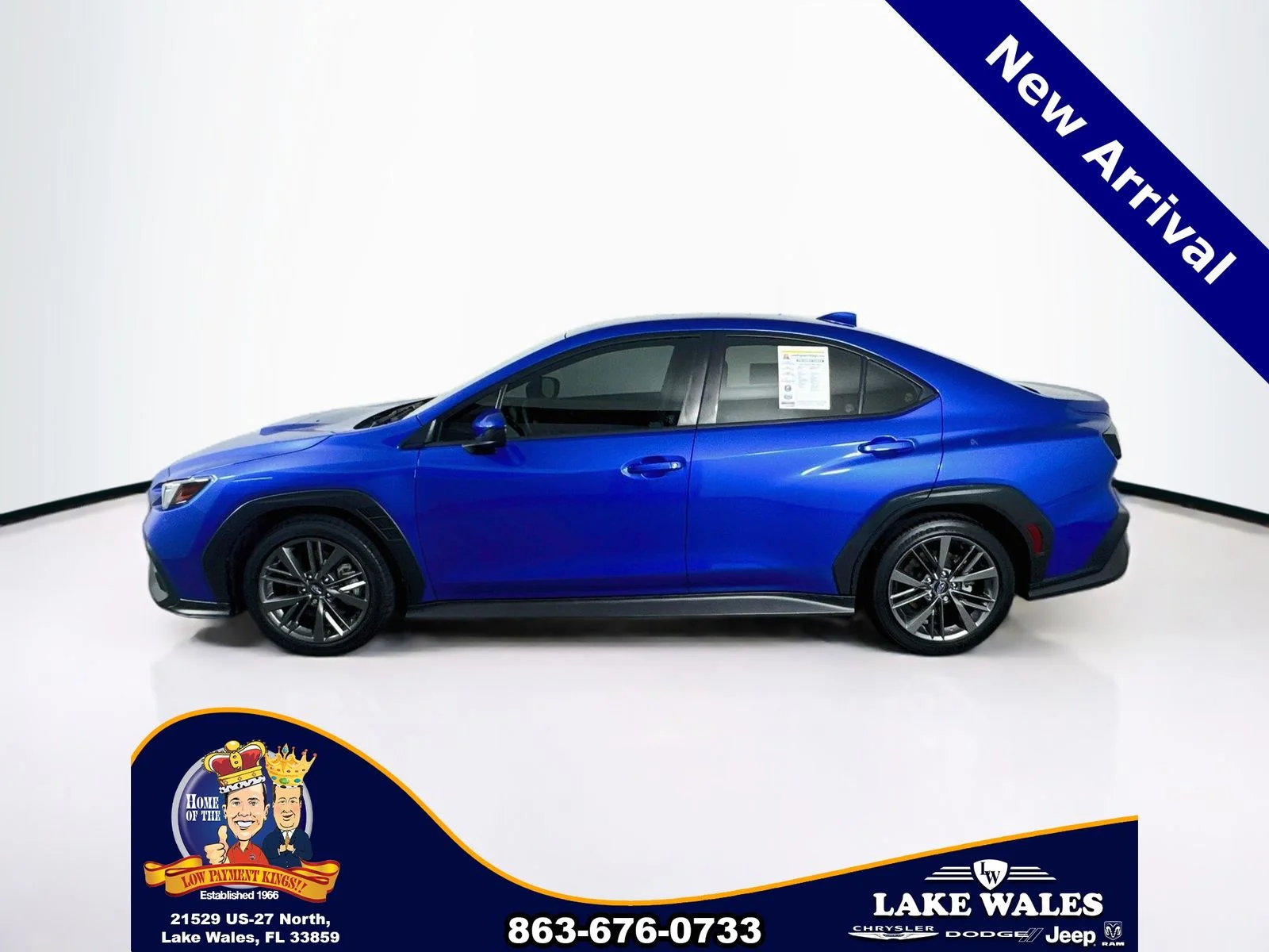 Certified Used 2024 Blue Subaru Base image 4