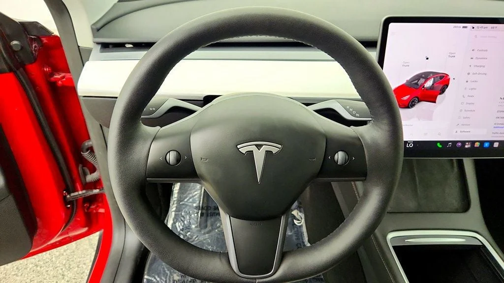 Used 2023 Red Multi-Coat Tesla Long Range AWD image 13