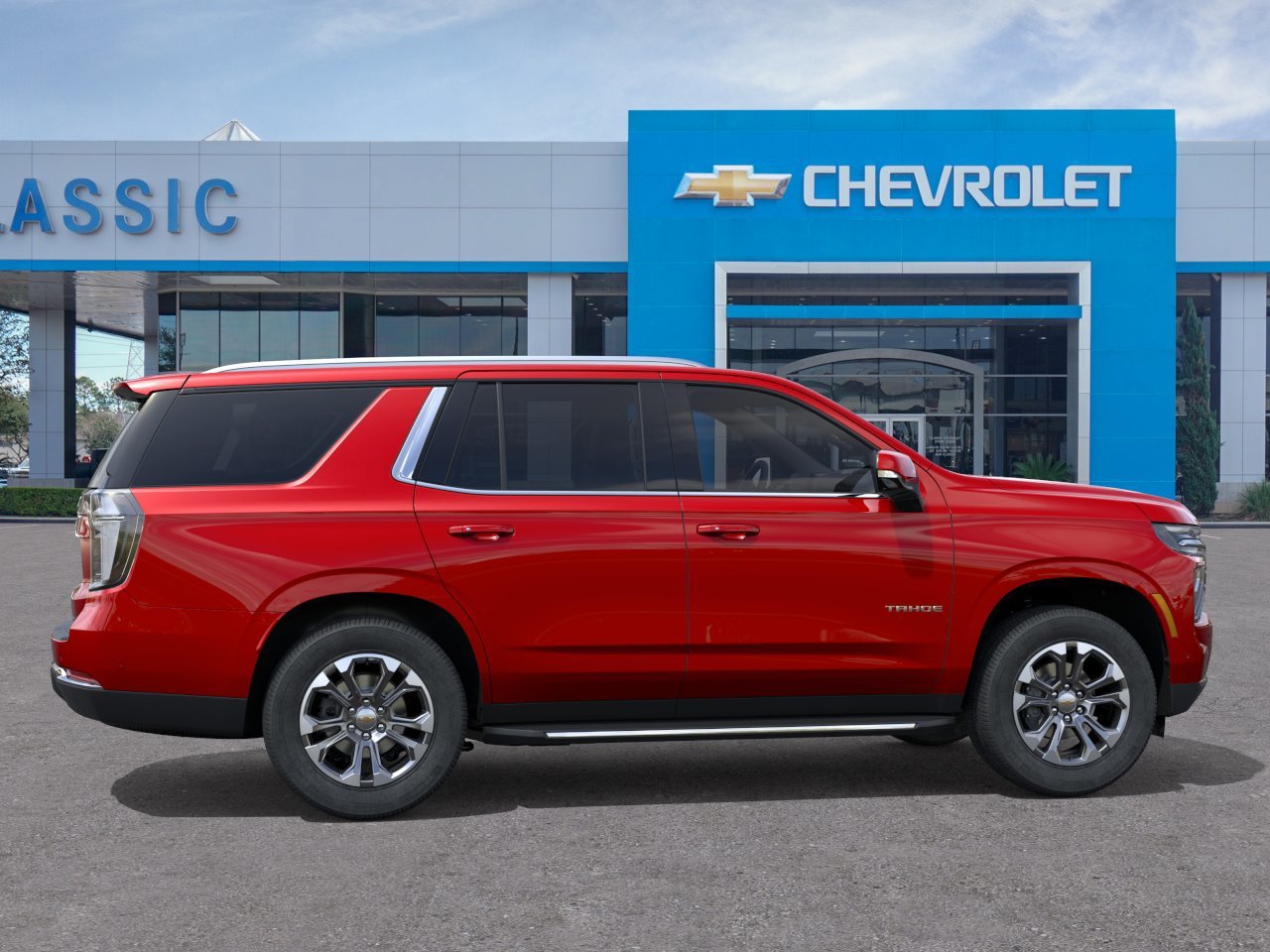 2026 Chevrolet Tahoe LT Red at Classic Elite Chevrolet Hwy 6