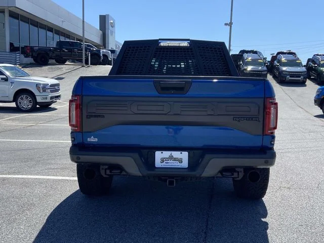 Used 2017 Lightning Blue Ford Raptor image 4