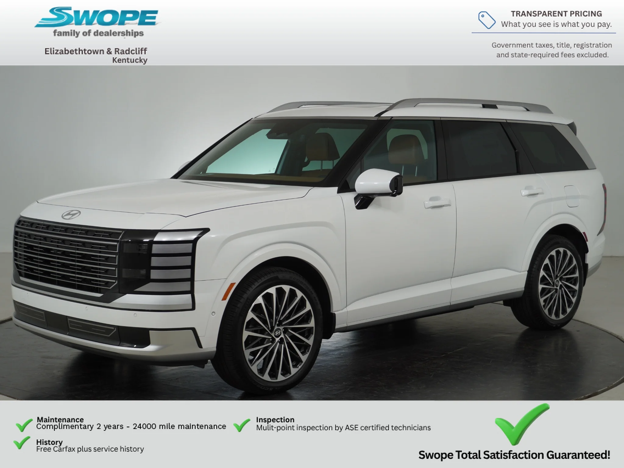 New 2027 Creamy White Pearl Hyundai Calligraphy image 7