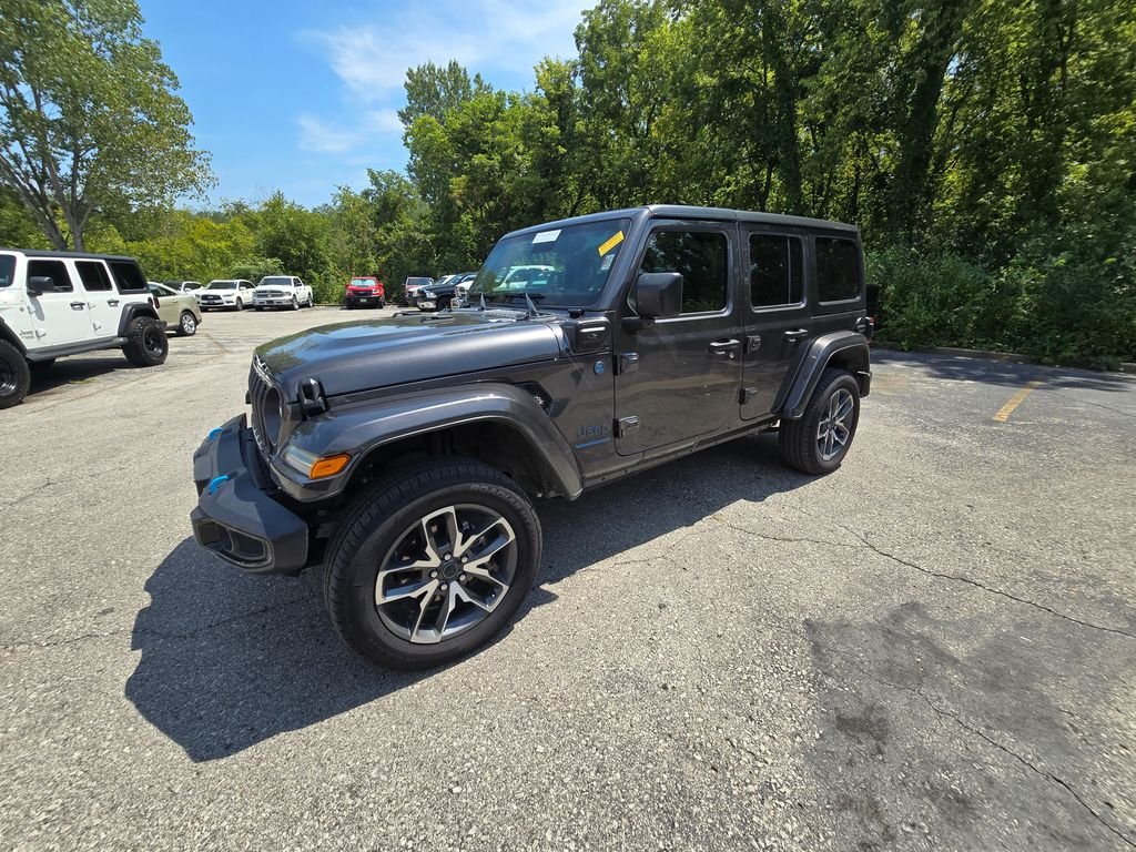 Used 2024 Jeep Wrangler 4xe Sports S 4XE with VIN 1C4RJXN60RW186935 for sale in Kansas City
