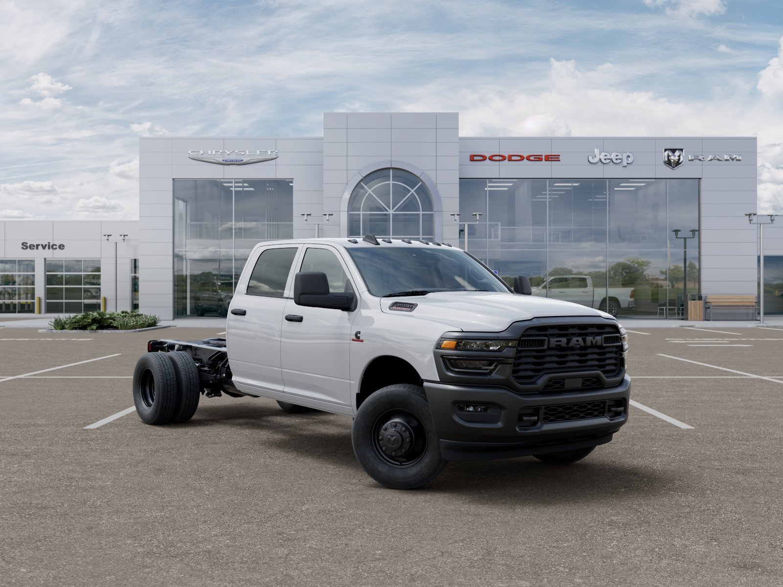 New 2026 Bright White Clear-Coat Exterior Paint RAM Tradesman image 2