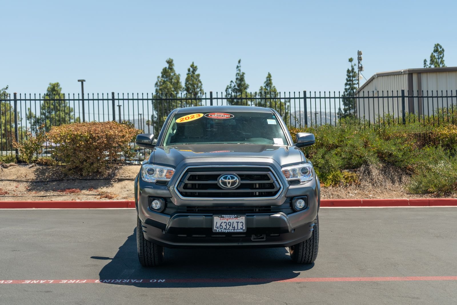 Certified Used 2023 Magnetic Gray Metallic Toyota SR5 image 2