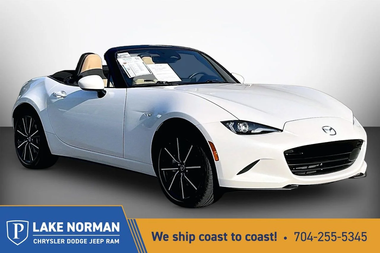 Certified Used 2024 White Mazda Grand Touring image 1