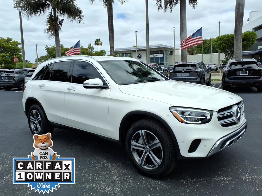 Used 2021 Polar White Mercedes-Benz GLC 300 image 1