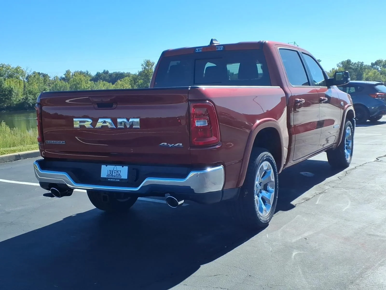 New 2027 Molten Red Pearl-Coat Exterior Paint RAM Big Horn image 15