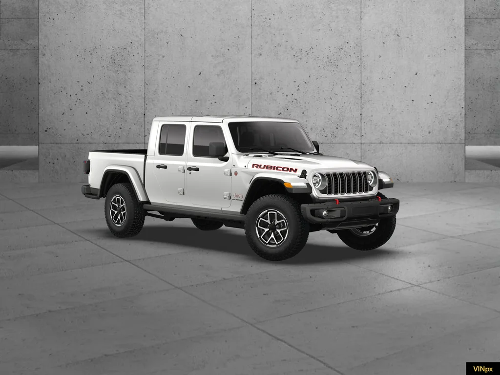 New 2026 Bright White Clear-Coat Exterior Paint Jeep Rubicon X image 10