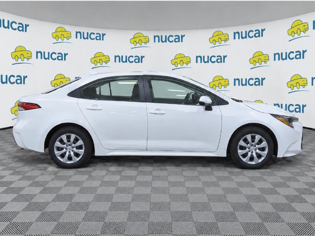 Certified Used 2021 White Toyota LE image 8