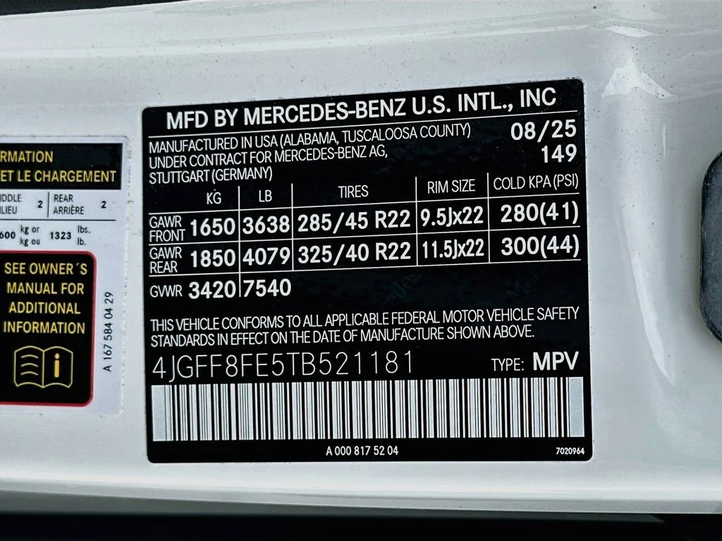 Certified Used 2026 Polar White Mercedes-Benz GLS 580 image 34