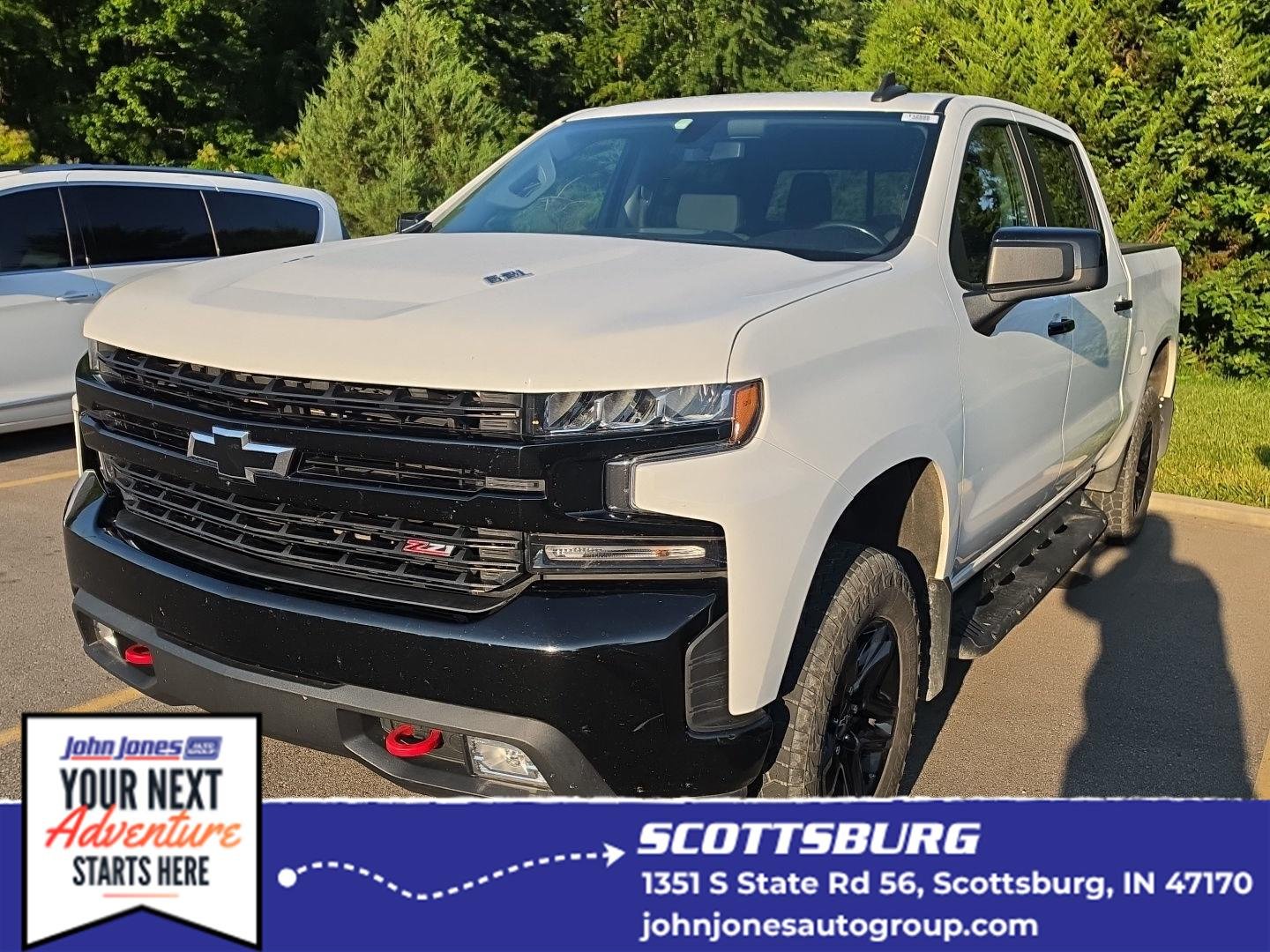 Used 2021 Silver Ice Metallic Chevrolet LT Trail Boss image 1