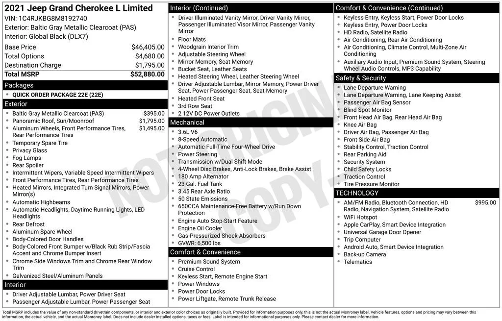 2021 Jeep Grand Cherokee L Limited's photo
