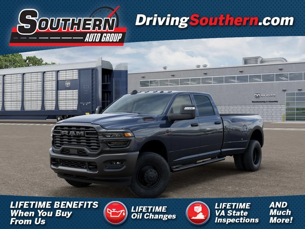 New 2026 Forged Blue Metallic Exterior Paint RAM Tradesman image 1