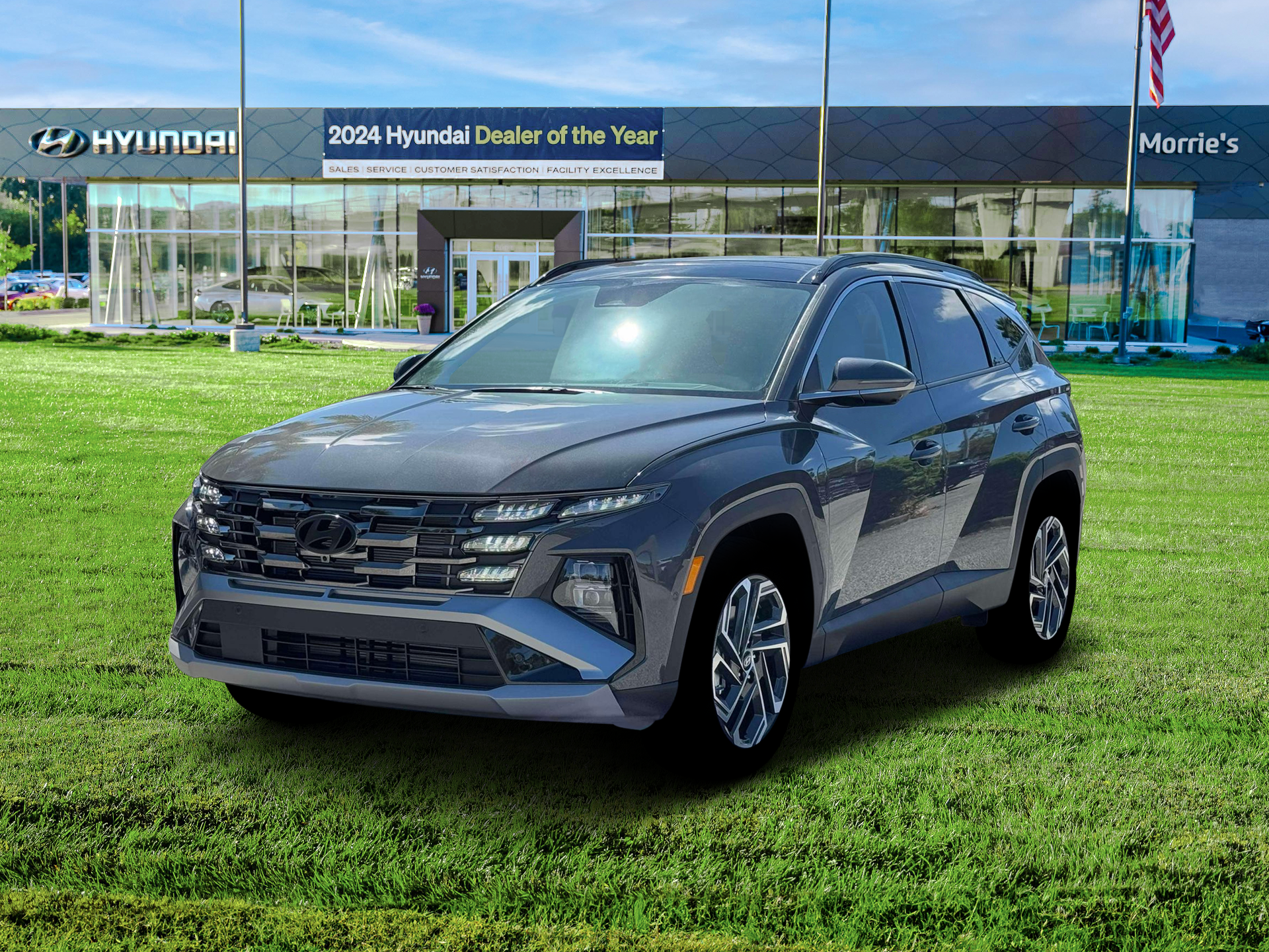 New 2026 Gray Hyundai Limited AWD image 1