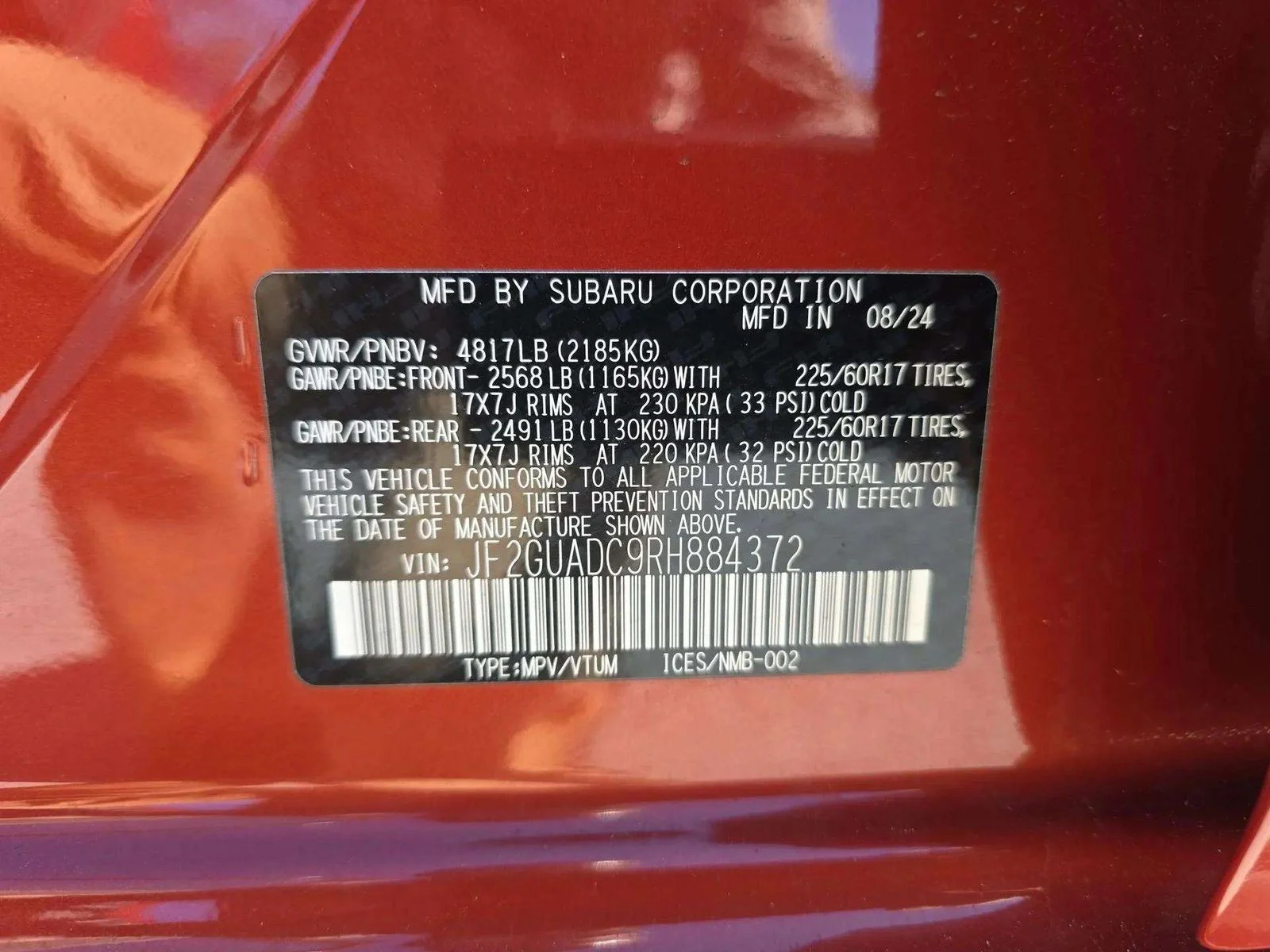 Used 2024 Beige Subaru Premium image 38