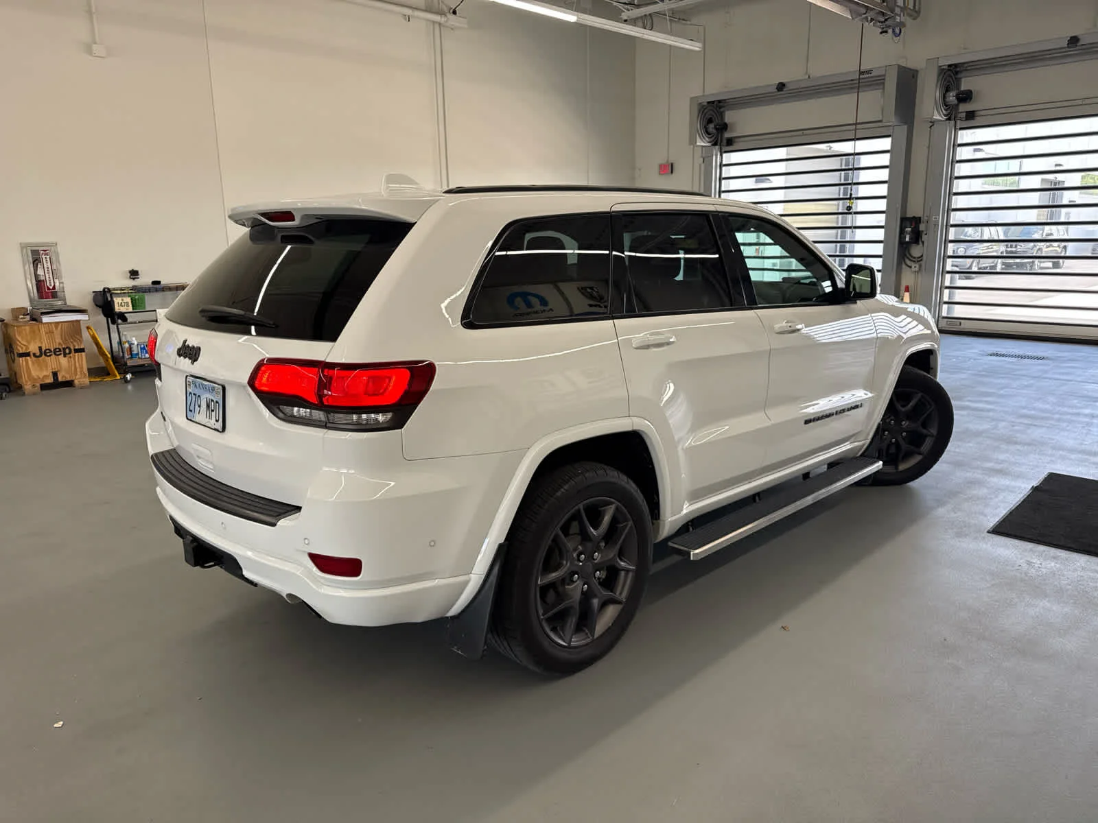 Used 2021 Bright White Clearcoat Jeep 80th Anniversary image 5