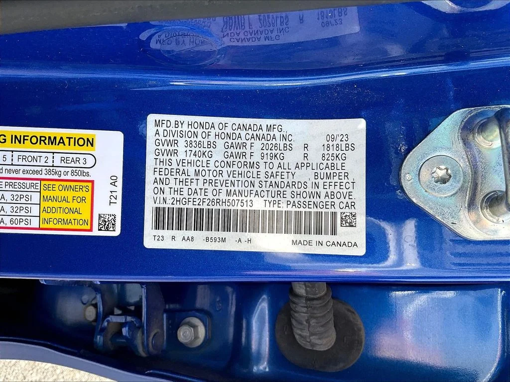 Certified Used 2024 Aegean Blue Metallic Honda LX image 19