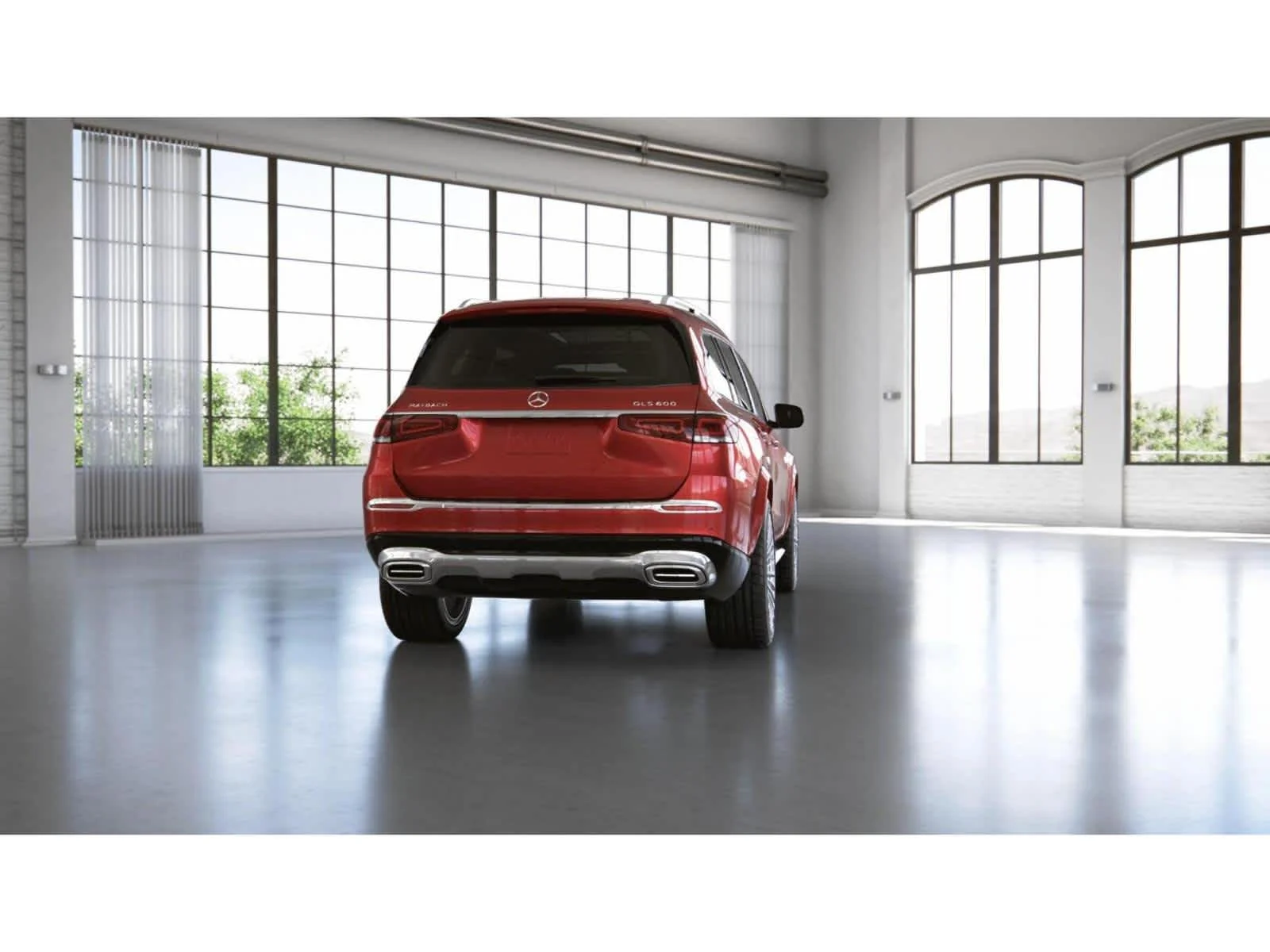 Used 2022 MANUFAKTUR Cardinal Red Metallic Mercedes-Benz Maybach GLS 600 image 24