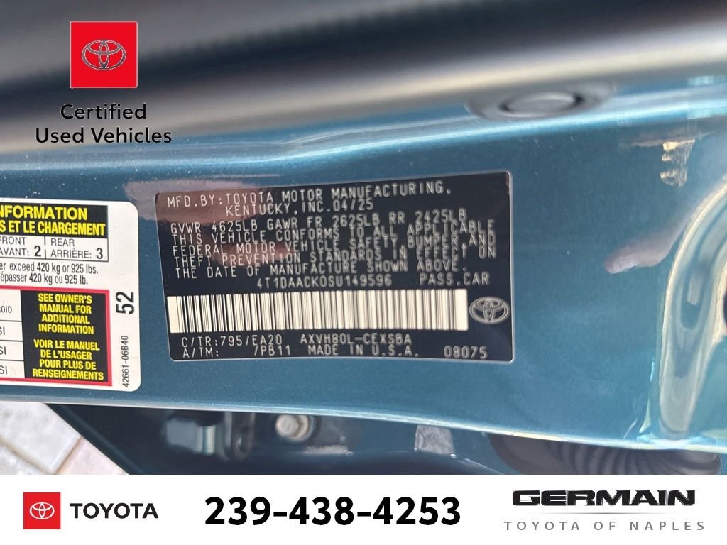 Used 2025 Blue Toyota SE image 22