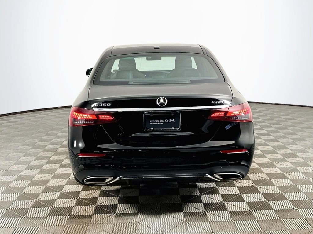 Certified Used 2023 Black Mercedes-Benz E 350 image 4