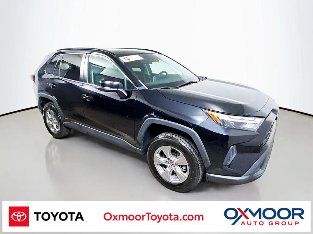 Used 2023 Midnight Black Metallic Toyota Hybrid XLE image 1