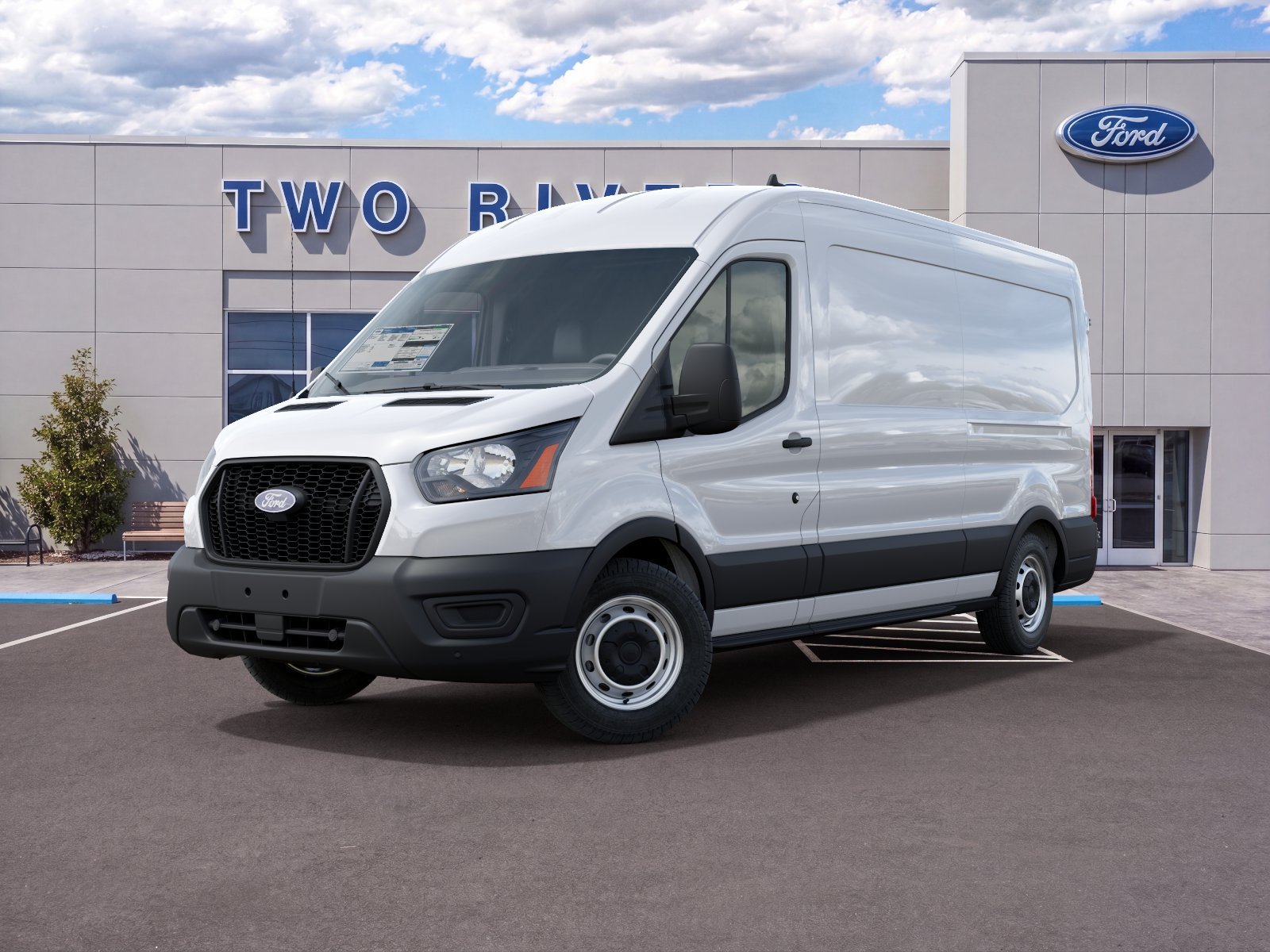 New 2027 Oxford White Ford Cargo Van image 2