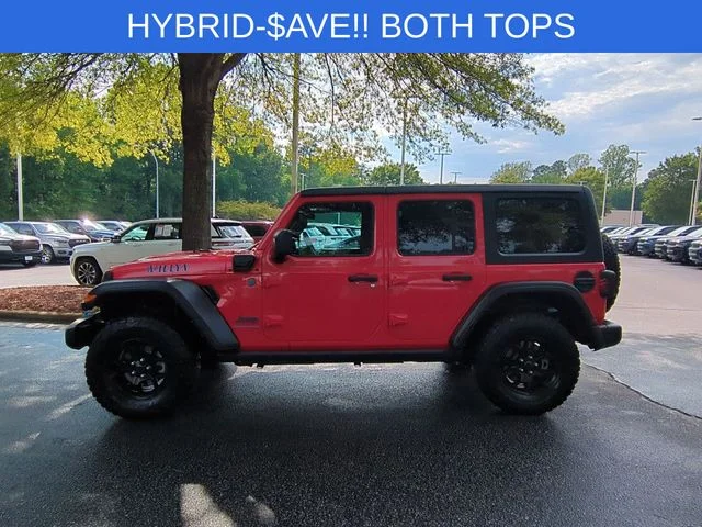 Used 2024 Red Jeep Willys 4xe image 2