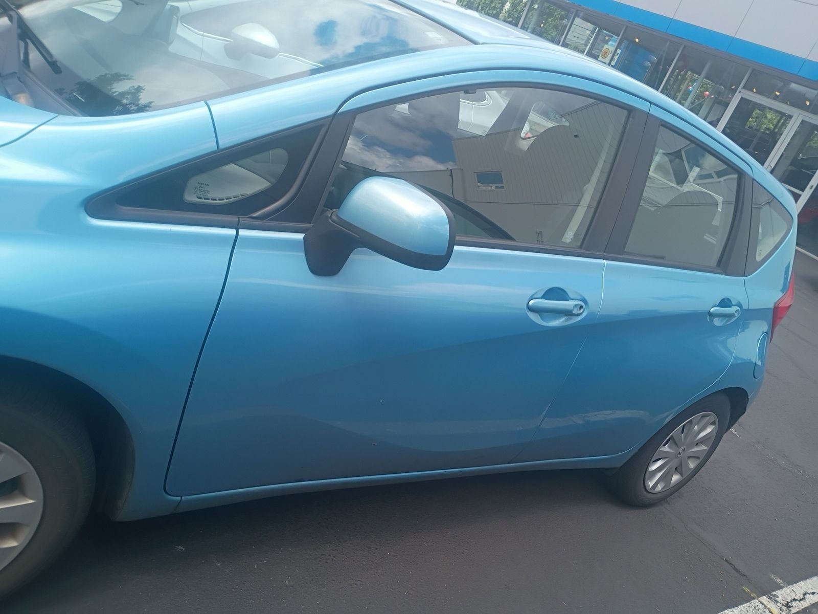 Used 2014 Morningsky Blue Metallic Nissan S Plus image 3