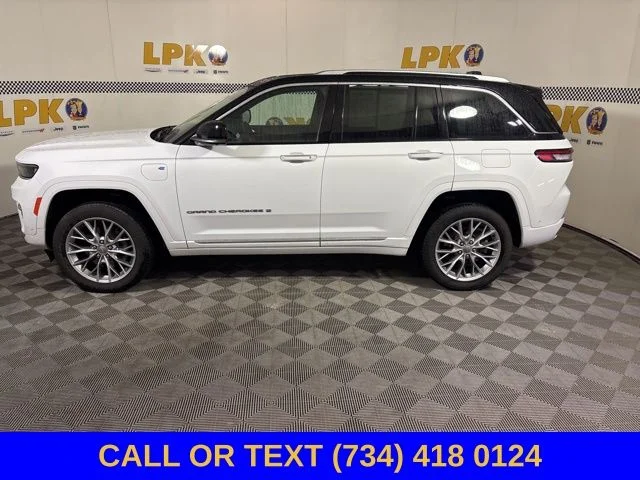 Used 2022 Bright White Clearcoat Jeep Summit 4xe image 17