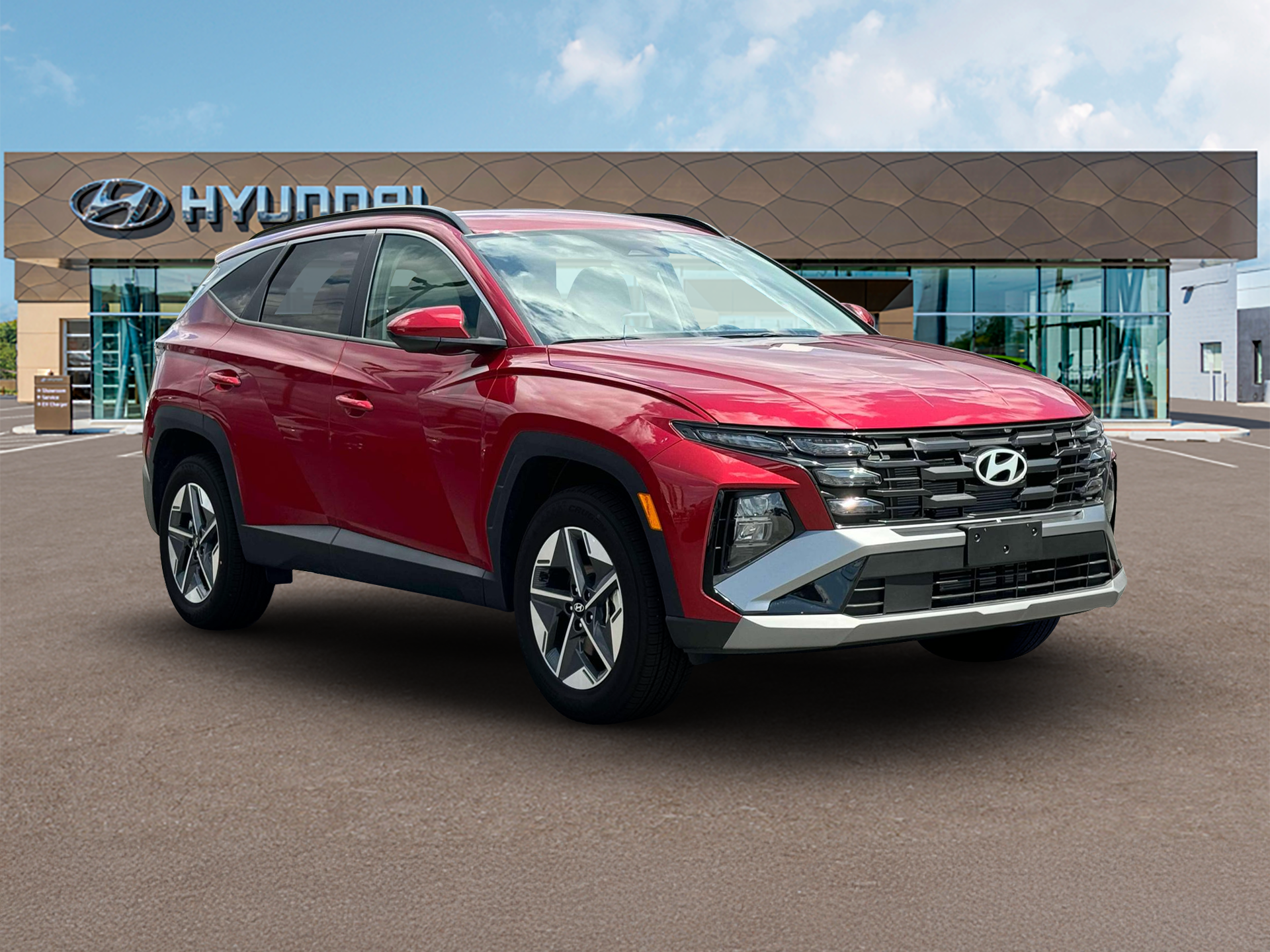 New 2025 Red Hyundai SEL FWD image 11