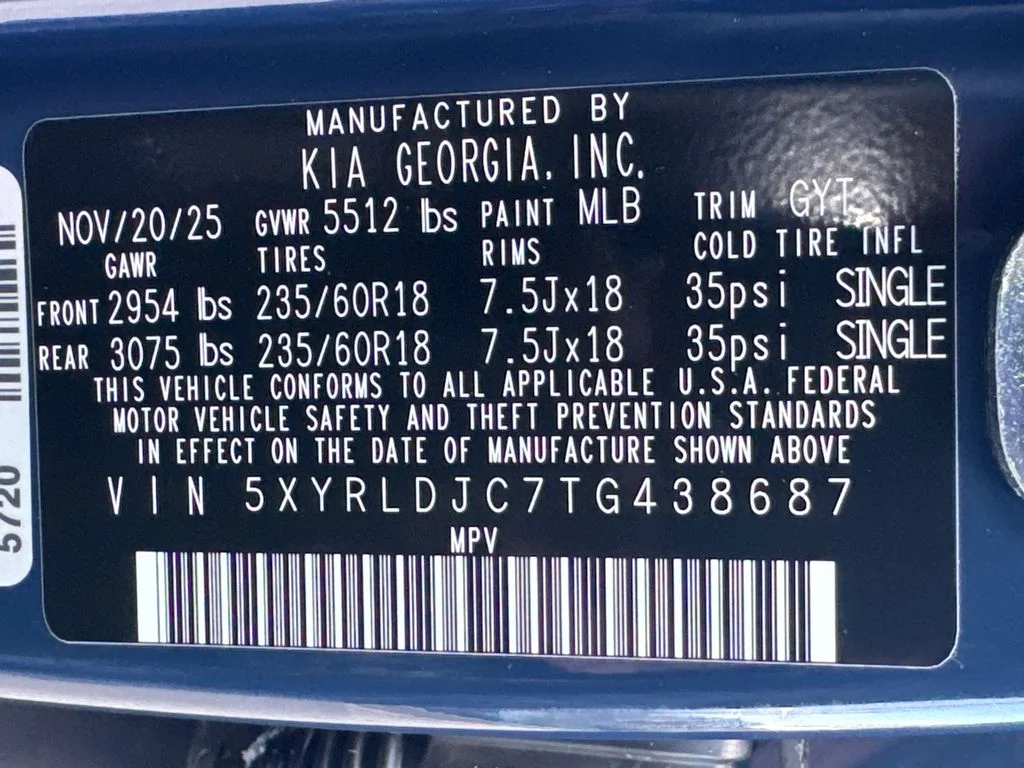 New 2026 Midnight Lake Blue Kia S image 30