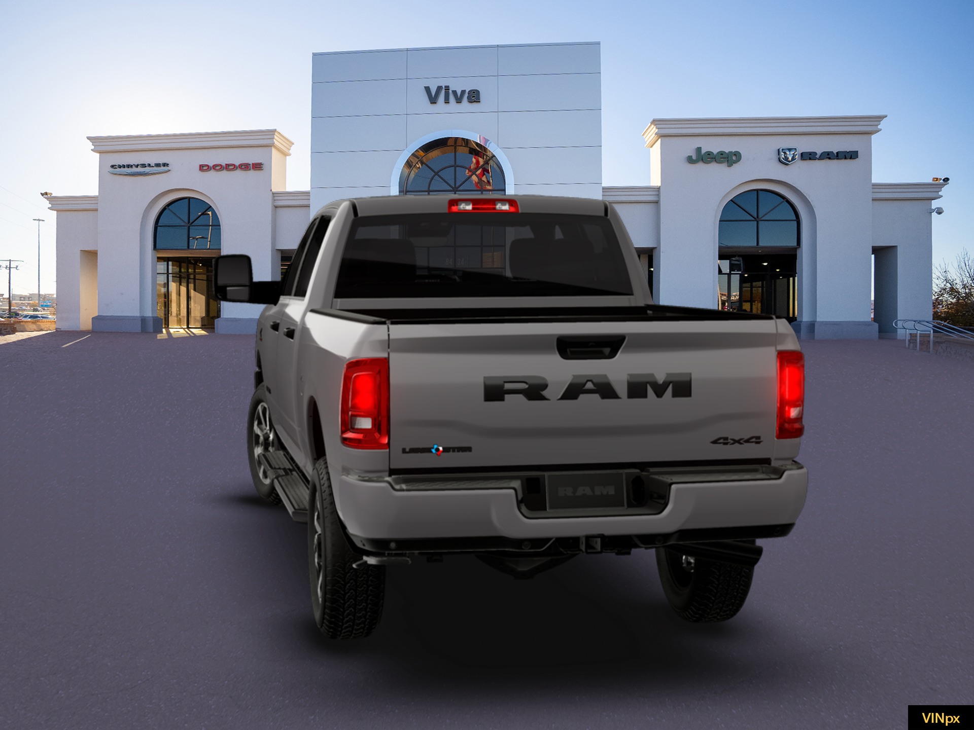 New 2026 Ceramic Gray Clear-Coat Exterior Paint RAM Big Horn image 13