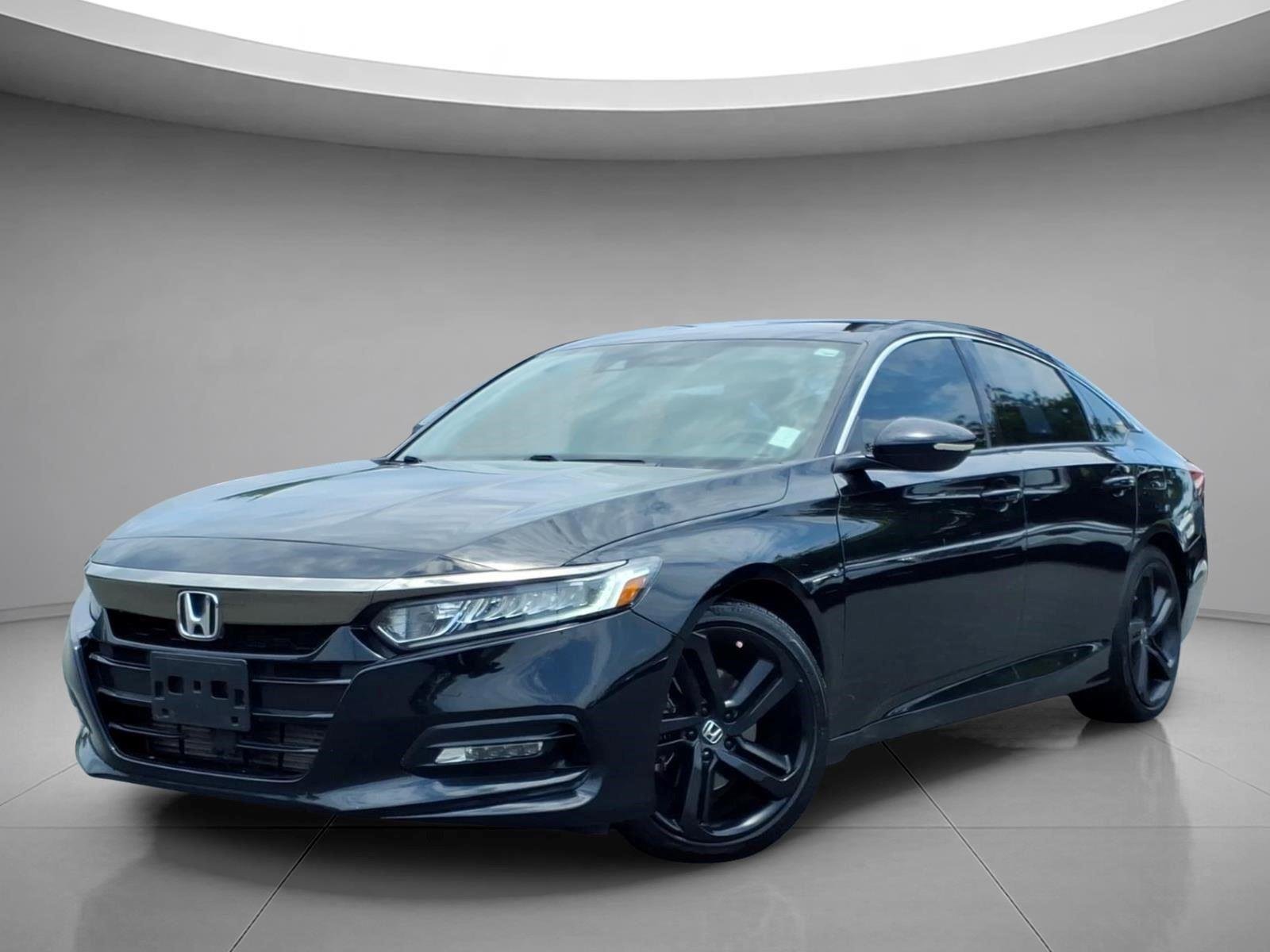Used 2019 Crystal Black Pearl Honda Sport image 1