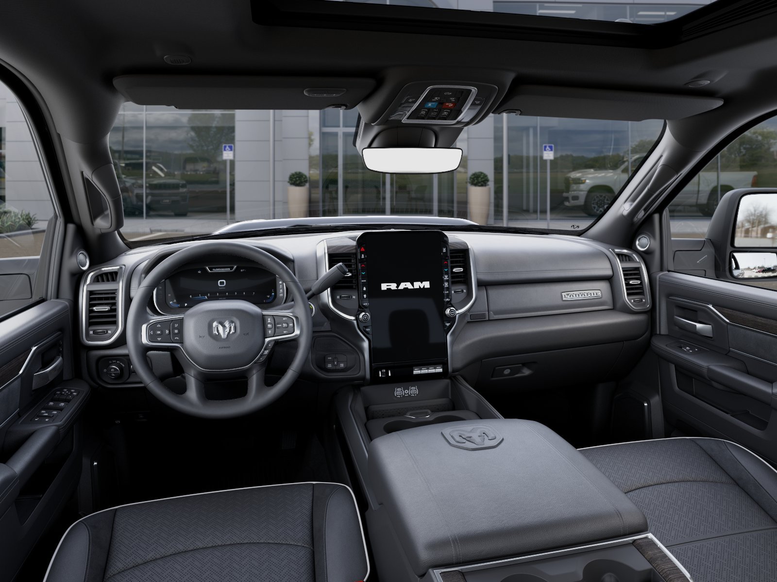 New 2026 Diamond Black Crystal Pearl-Coat Exterior Paint RAM Laramie image 40