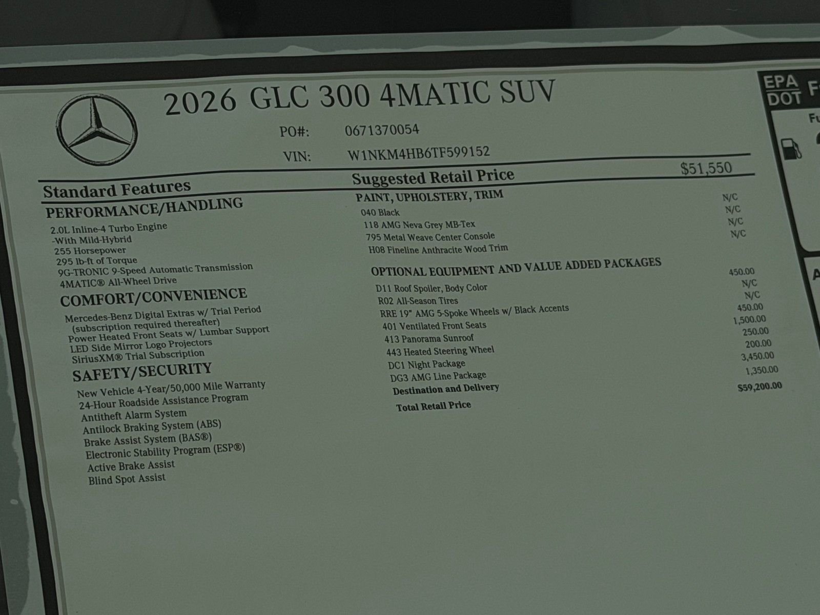 New 2026 Black Mercedes-Benz GLC 300 image 23