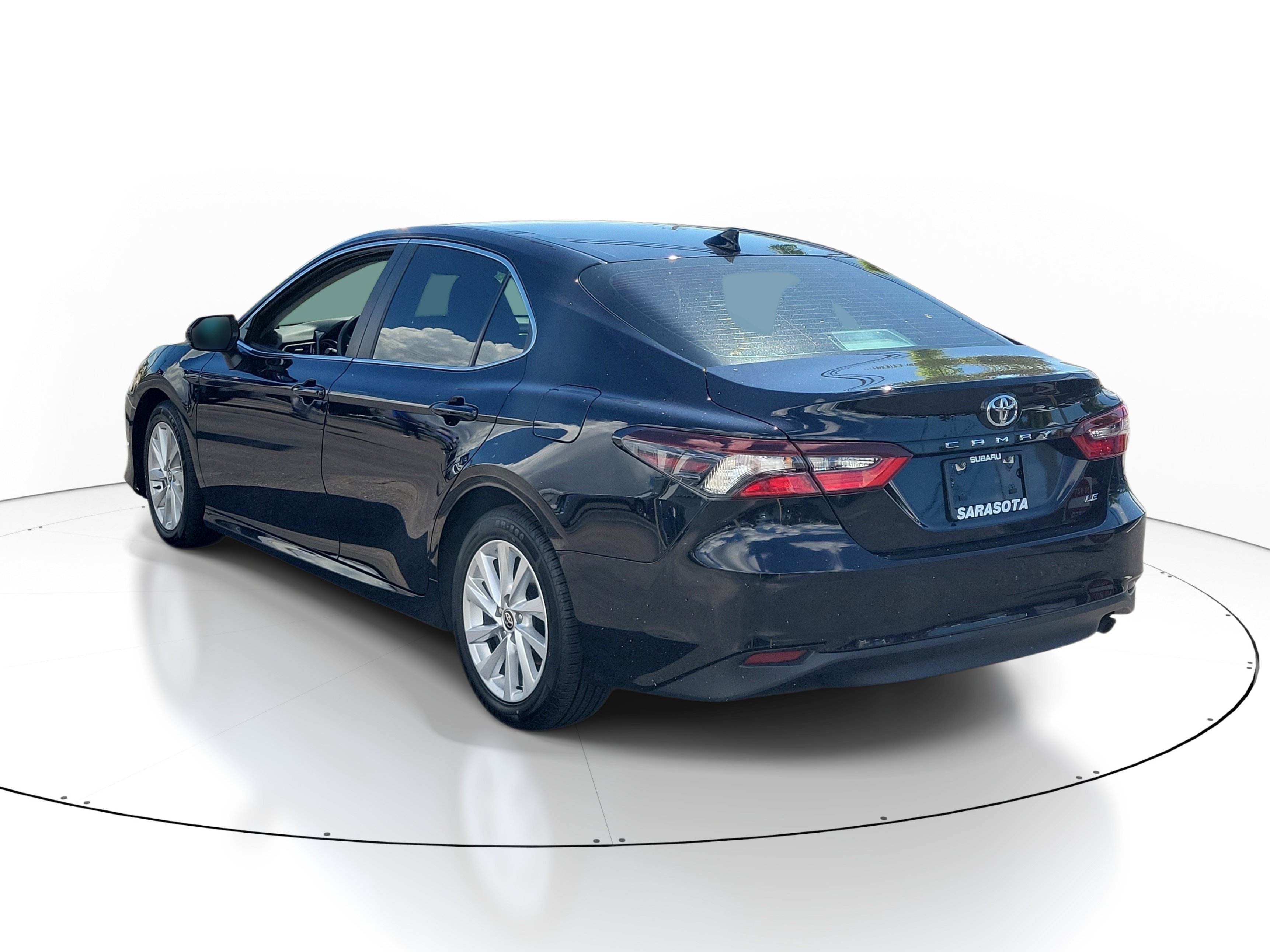Used 2024 Midnight Black Metallic Toyota LE image 4