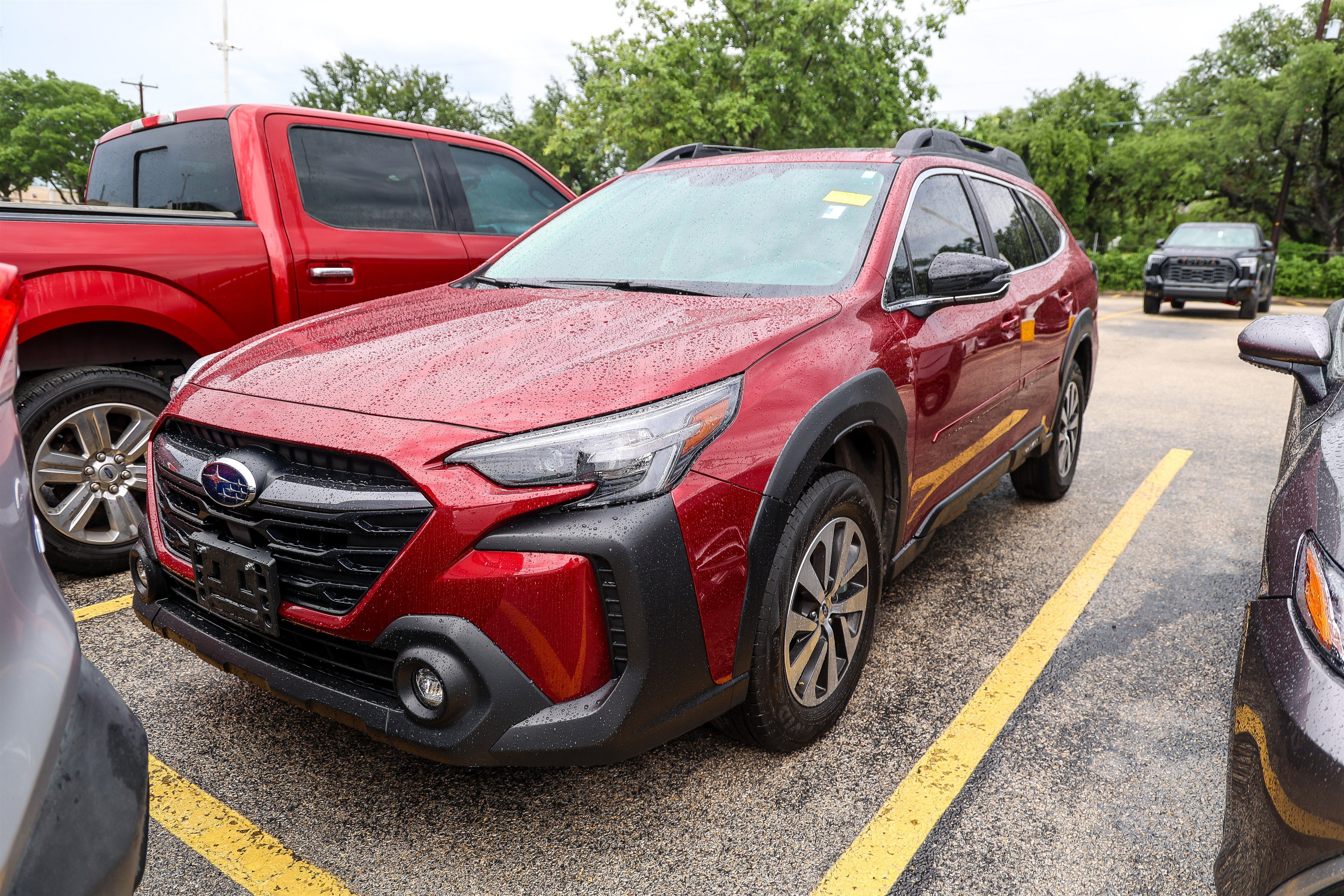 Used 2025 Crimson Red Pearl Subaru Premium image 1