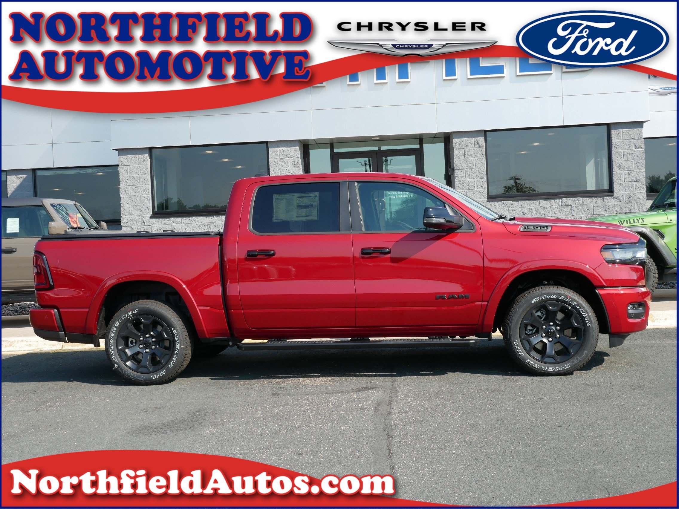 New 2026 Molten Red Pearl-Coat Exterior Paint RAM Big Horn image 1