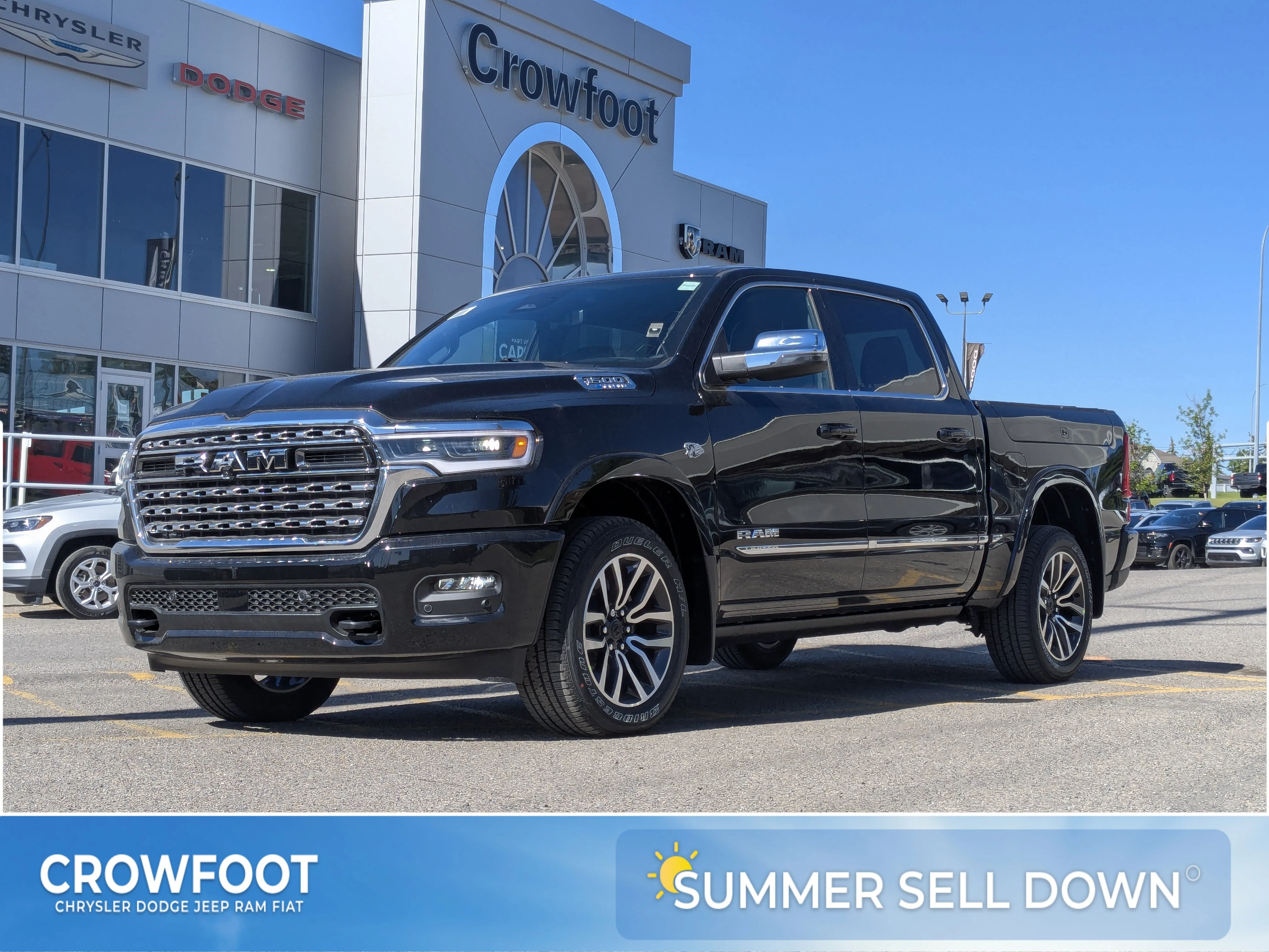 New 2026 Black RAM Limited - - 5.7L HEMI V8 - Pano Sunroof - Limited Lvl A Grp - Trailer Brake Ctrl & More! image 1
