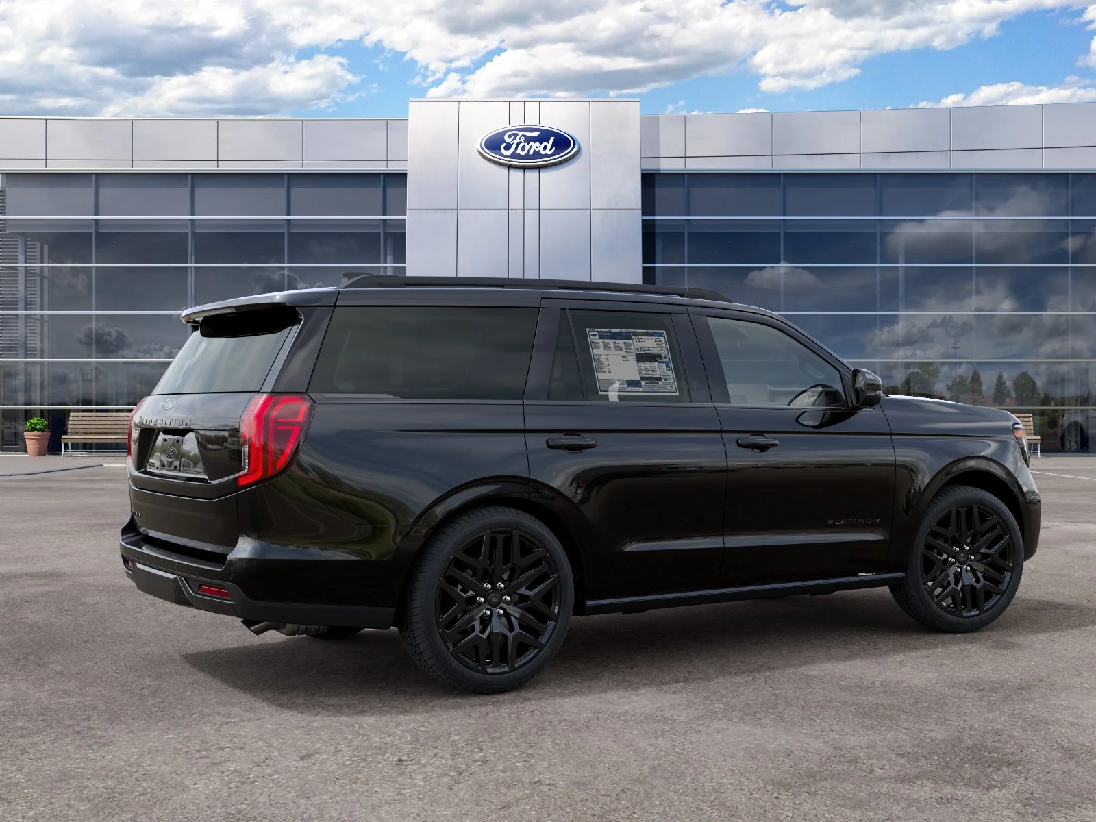 New 2027 Agate Black Metallic Ford Platinum image 29