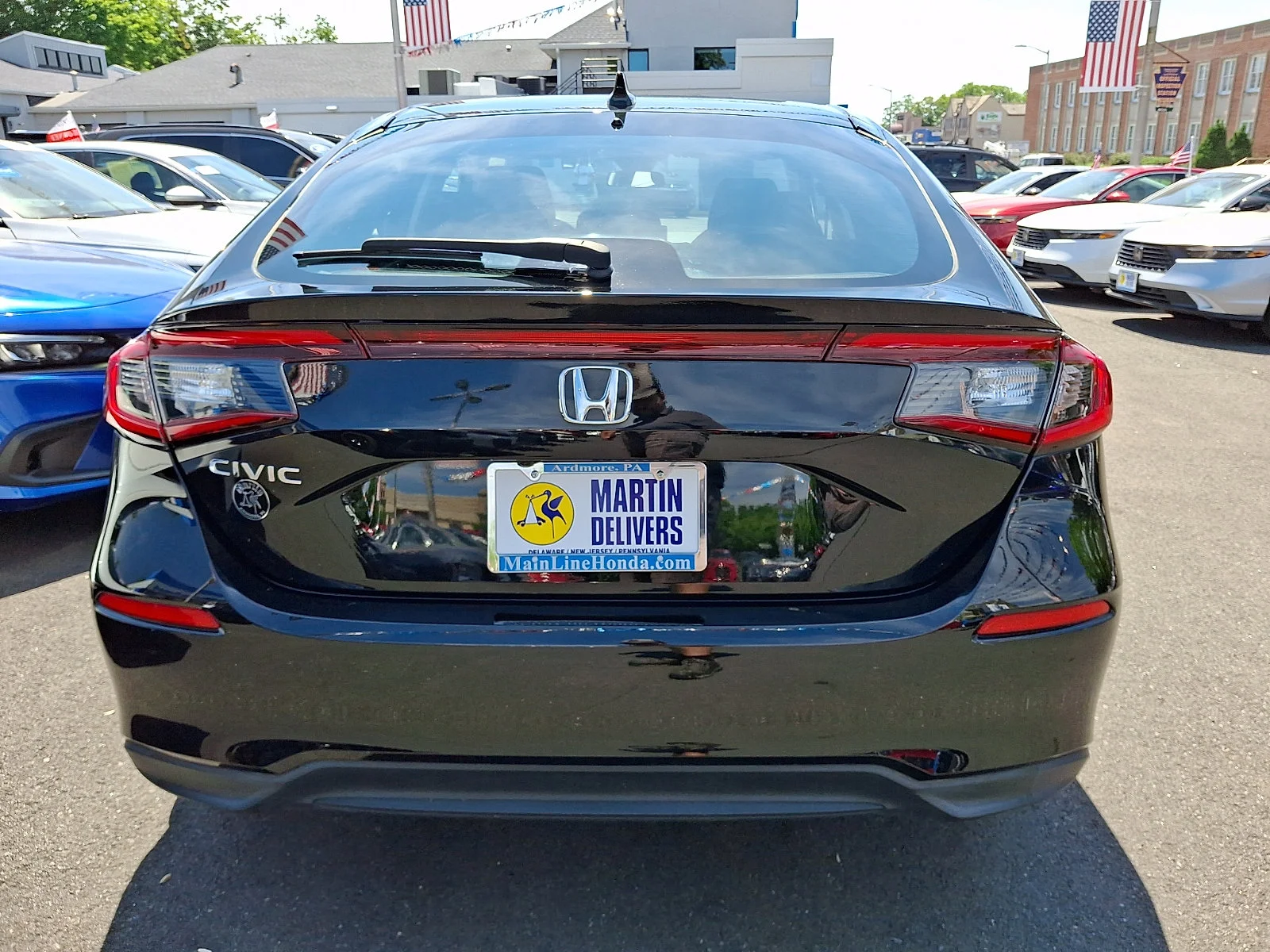 Used 2023 Crystal Black Pearl Honda LX image 5