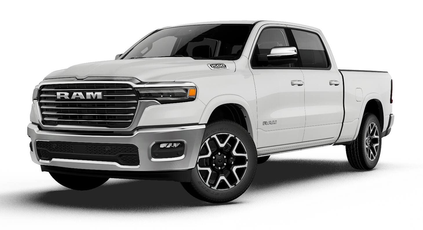 New 2027 Bright White Clear-Coat Exterior Paint RAM LARAMIE image 13