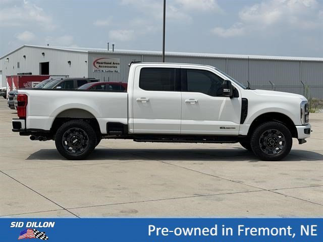 Used 2024 Star White Metallic Tri-Coat Ford LARIAT image 3