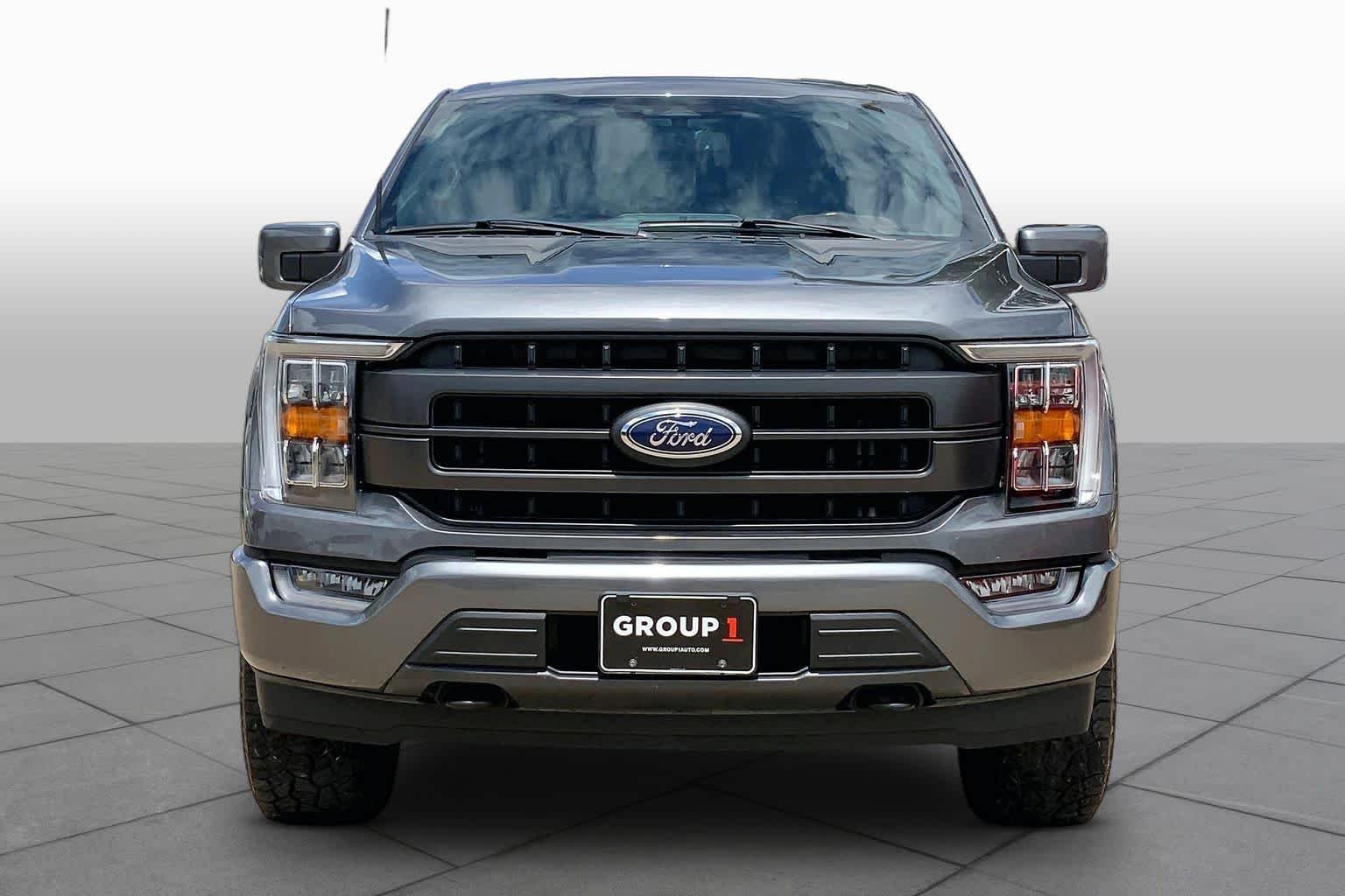 Used 2023 Carbonized Gray Metallic Ford LARIAT image 4