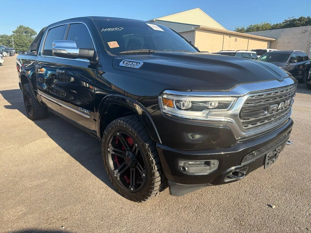 Used 2019 Diamond Black Crystal Pearlcoat Ram Limited image 1