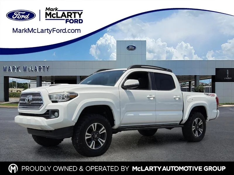 Used 2017 Super White TOYOTA TRD SPORT DOUBLE CAB 5